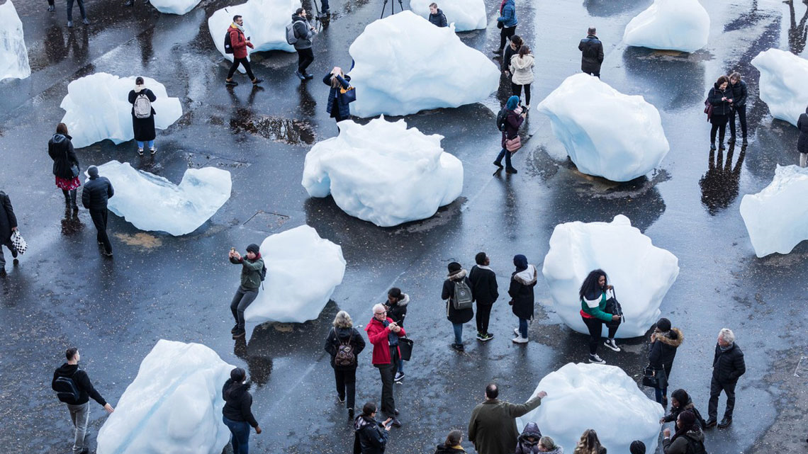 "Ice Watch London" di Olafur Eliasson