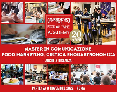 master in comunicazione gambero rosso